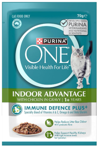 Purina One Indoor Advantage Chicken 12 X 70g