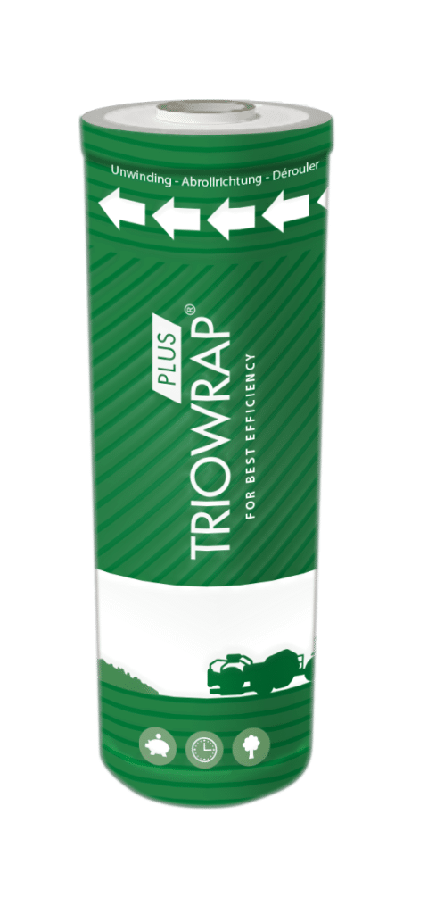 Silage Wrap Triowrap Green 750mm 1500m 30um