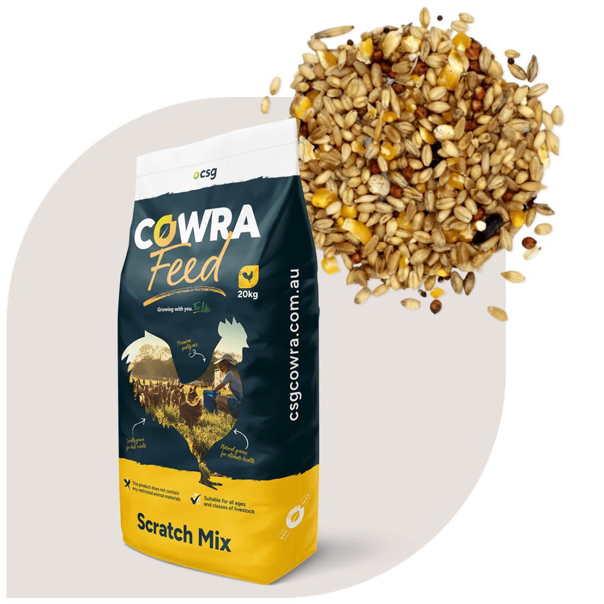 Cowra Scratch Mix 20kg
