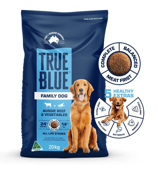 True Blue Family Dog Beef & Veg 20kg