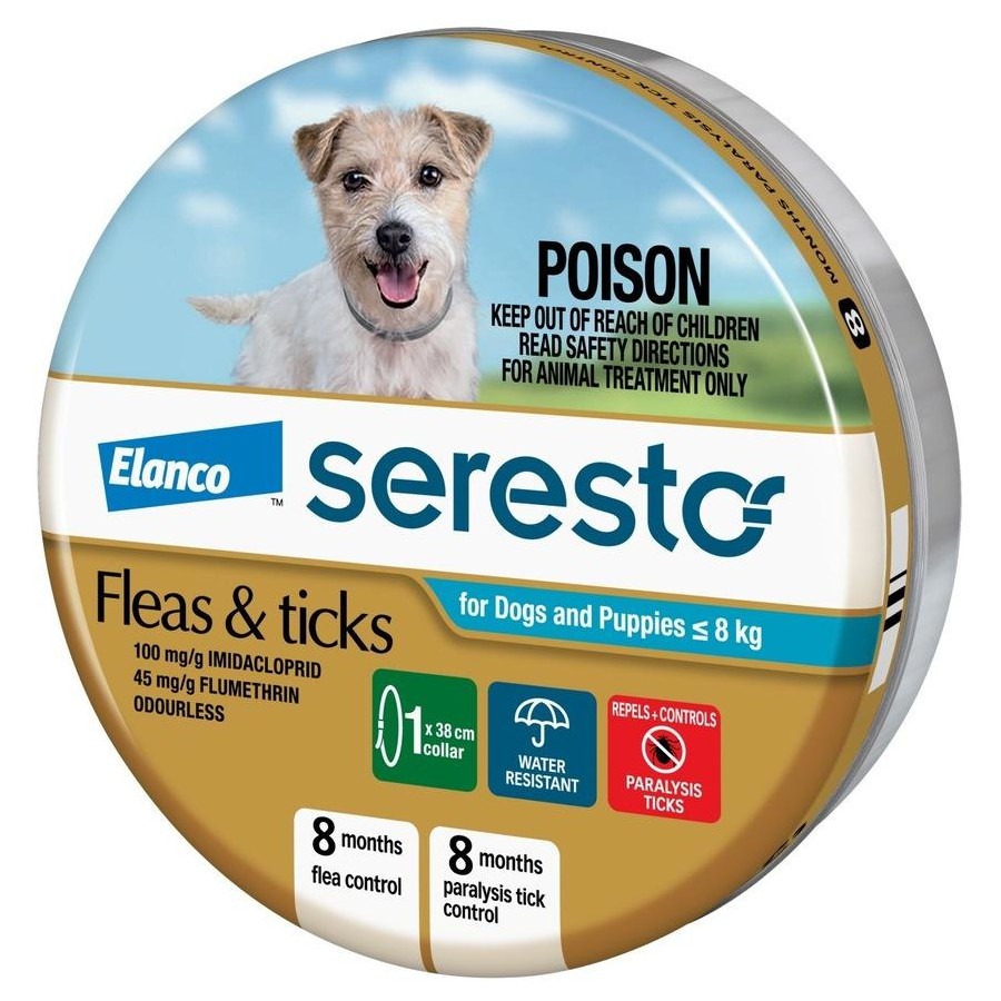 Seresto Flea Tick Dog Collars To 8kg