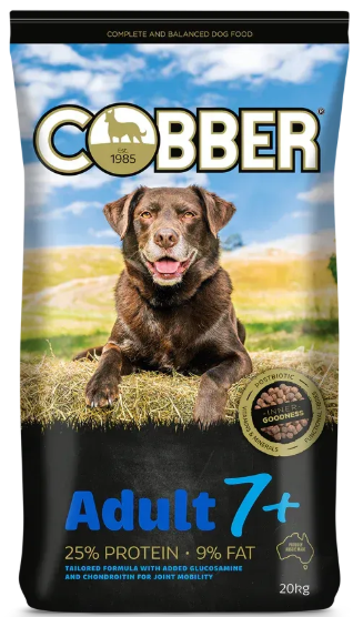 Cobber Adult 7+ Dog Food 20kg