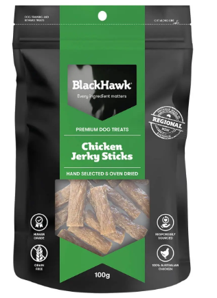 Blackhawk Dog Treat Chicken Jerky Sticks 100g