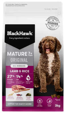 Blackhawk Dog Adult Mature 7+ Lamb & Rice 3kg