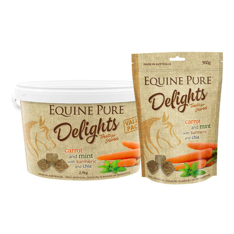 Equine Pure Delights Carrot, Mint, Tumeric And Chia
