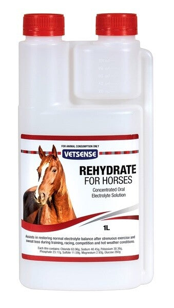 Vetsense Rehydrate Horse 1ltr
