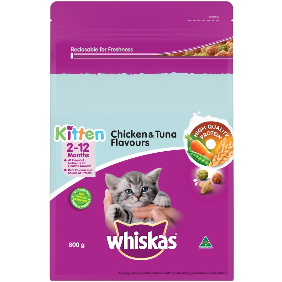 Whiskas Kitten Chicken & Tuna 800gm