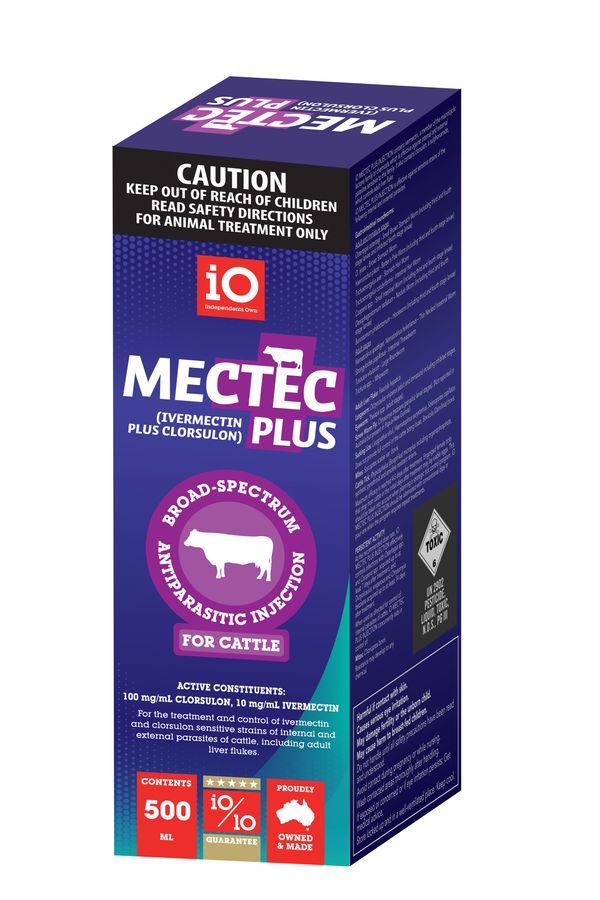 Mectec Plus Fluke Inj Cattle 500ml