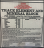 Farmbalance Trace Element & Mineral Block 18kg ** Blue Box