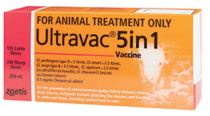 Ultravac 5 In 1 Zoetis** [vol:250 Ml]