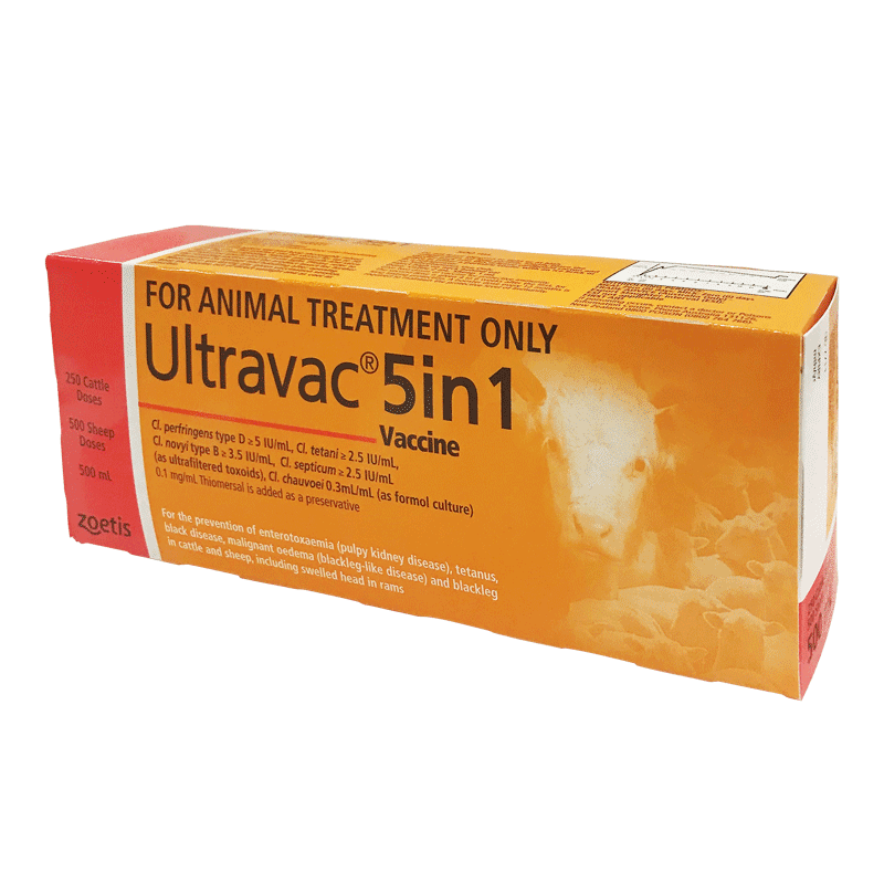 Ultravac 5 In1 Zoetis** [vol:500 Ml]