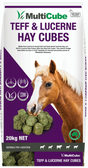 Multicube Teff & Lucerne Hay Cubes 20kg