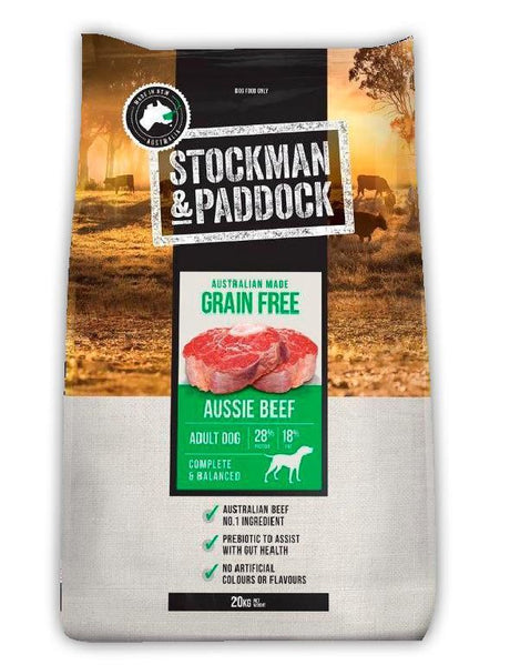 Stockman & Paddock Grain Free Beef 20kg