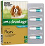 Advantage Dog 4-10kg Med [pk:4]