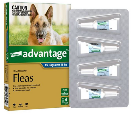 Advantage Dog 25+ Xl [pk:4]