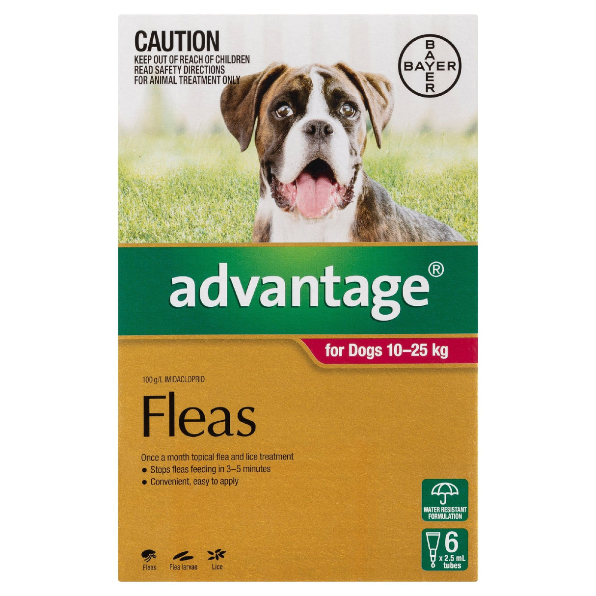 Advantage Dog 10-25kg Large [pk:6]