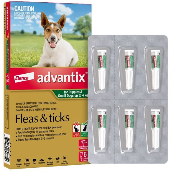 Advantix Dog 0-4kg Small [pk:6]