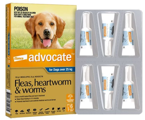 Advocate Dog 25kg X/large [pk:6]