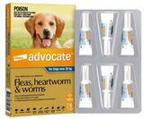 Advocate Dog 25kg X/large [pk:6]