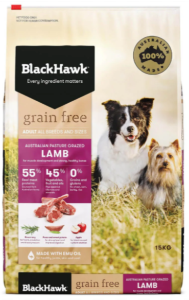 Blackhawk Dog Adult Grain Free Lamb [wt:15 Kg]