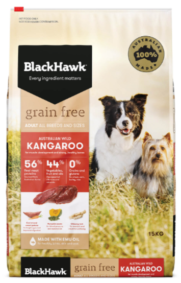 Blackhawk Dog Adult Grain Free Kangaroo [wt:15 Kg]