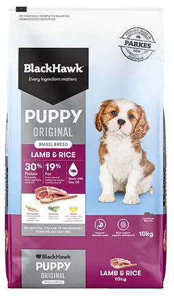 Blackhawk Puppy Small Lamb & Rice 10kg [wt:10 Kg]