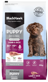 Blackhawk Puppy Medium Lamb & Rice [wt:20 Kg]