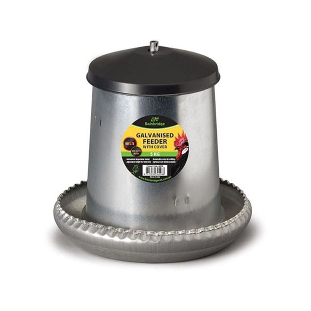 Gal Poultry Feeder W Cover 5kg