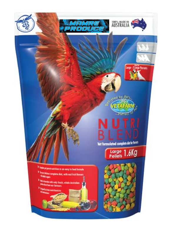 Nutriblend Pellets Lrg 1.6kg Vetafarm