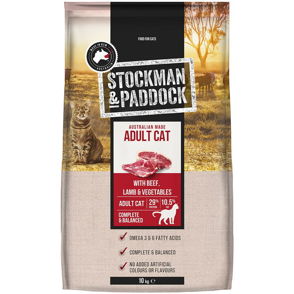 Stockman & Paddock Beef Cat 10kg