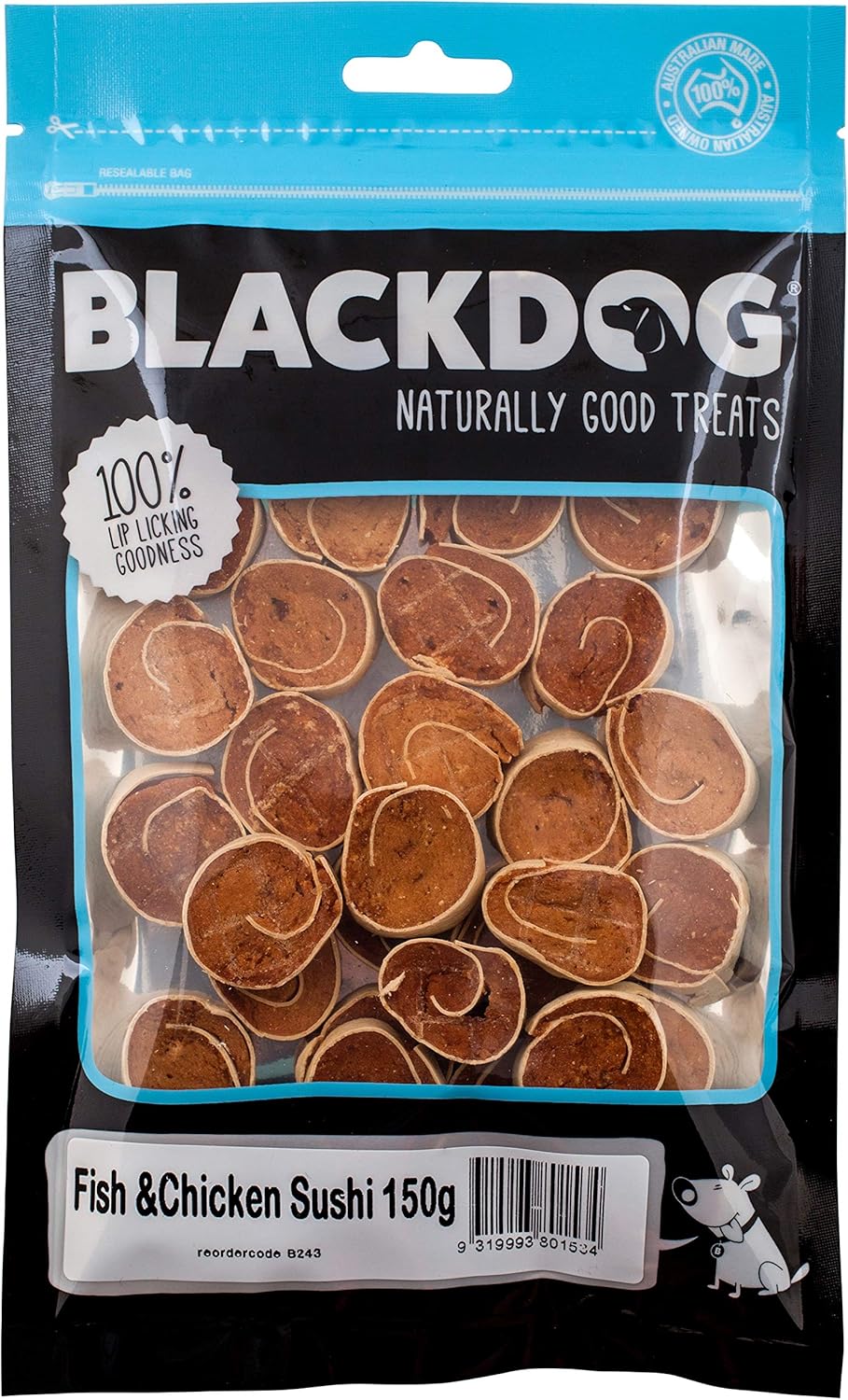 Blackdog Fish & Chicken Sushi 150g