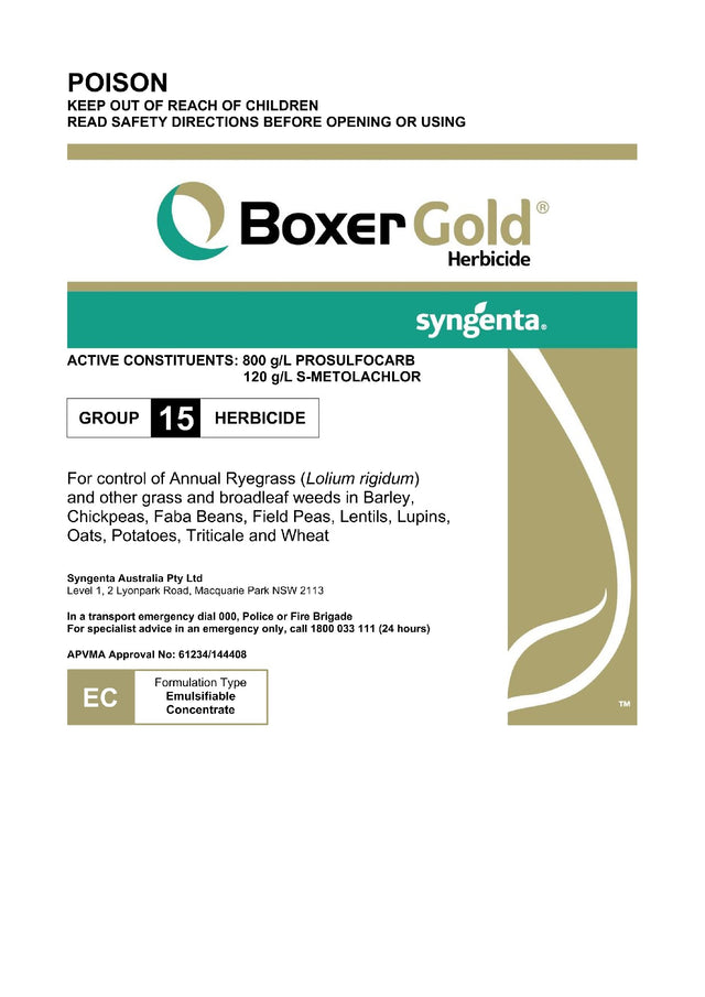 Boxer Gold Syngenta [vol:20 Ltr]