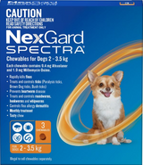 Nexgard Spectra Dogs 2-3.5kg [pk:3]