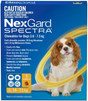 Nexgard Spectra Dogs 3.6-7.5kg [pk:3]