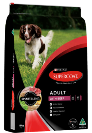 Supercoat Adult Dog Beef 18kg