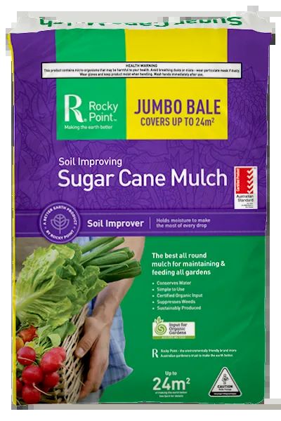 Sugar Cane Mulch  Jumbo Rocky Point "green" 