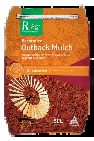 Rocky Point Mulch Red Outback 50ltr