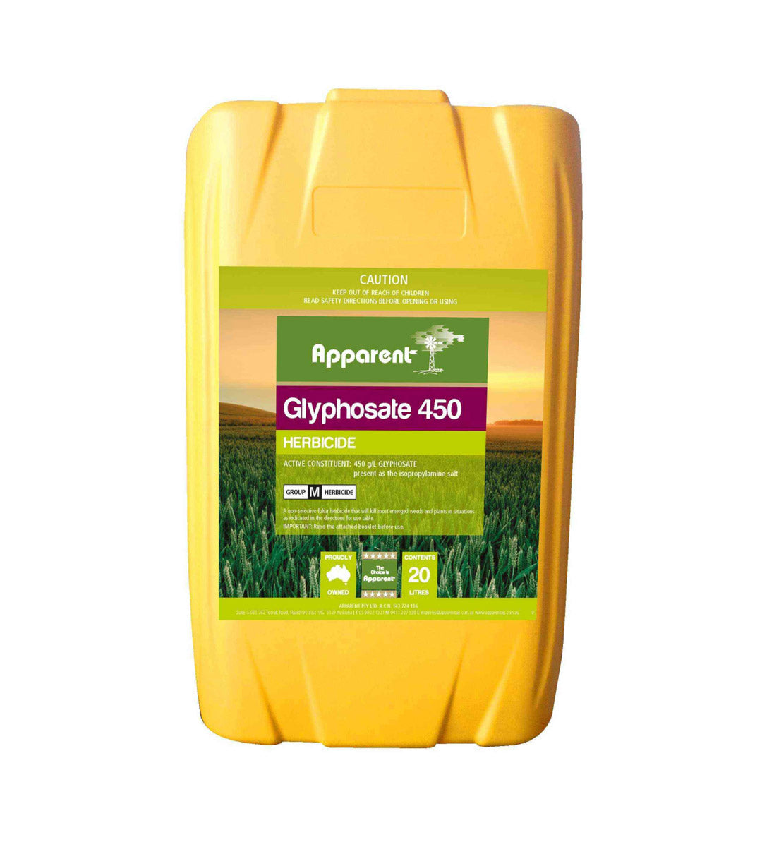 Glyphosate 450 Apparent [vol:20 Ltr]