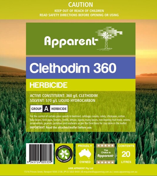 Clethodim 360 Apparent [vol:5 Ltr]