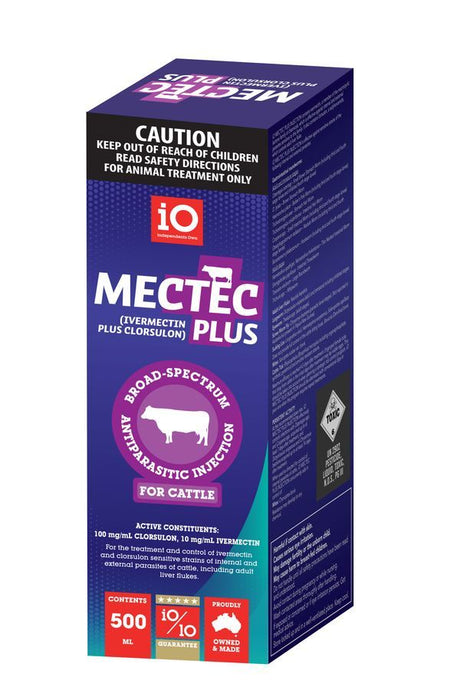 Mectec Plus Fluke Inj Cattle 500ml