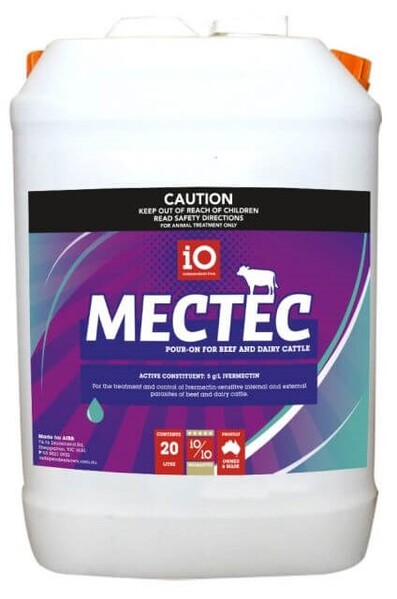 Mectec Cattle Pour On ** [vol:20 Ltr]