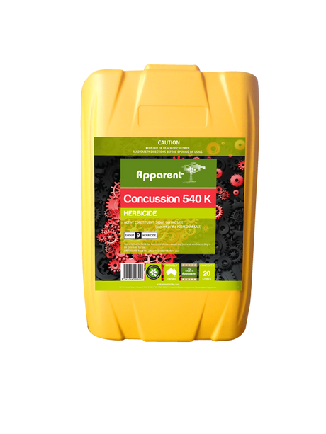 Glyphosate 540 Concussion Apparent [vol:20 Ltr]