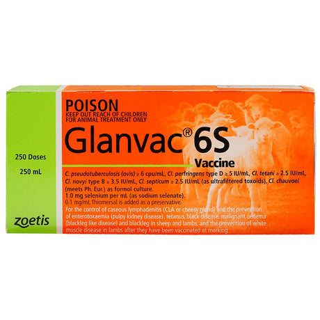 Glanvac 6s Zoetis** [vol:250 Ml]